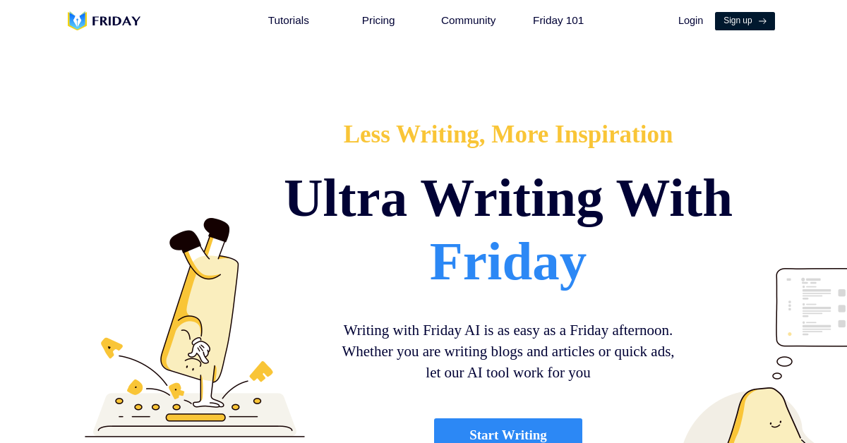 Friday Al - AI Writing tool